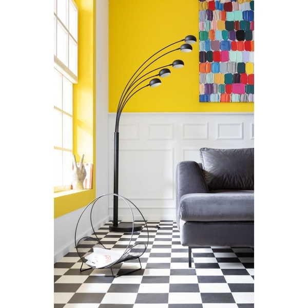 KARE Design Lampadaire Five Fingers noir mat  