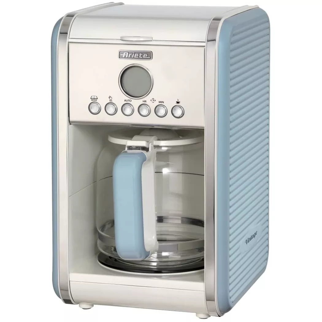 Ariete - Kaffeemaschine American Vintage, Blau