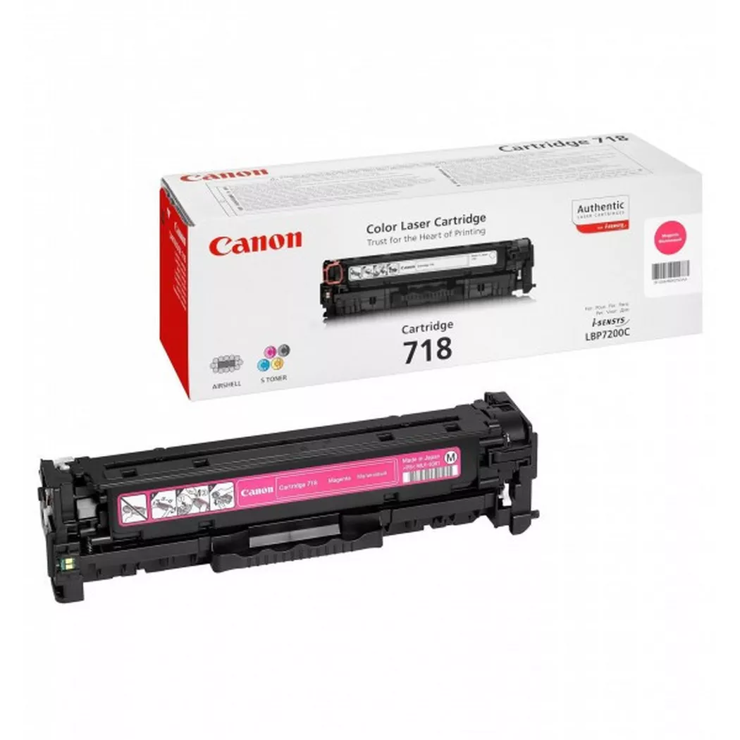 Canon – Toner 718 / 2660B002 Magenta, One Size