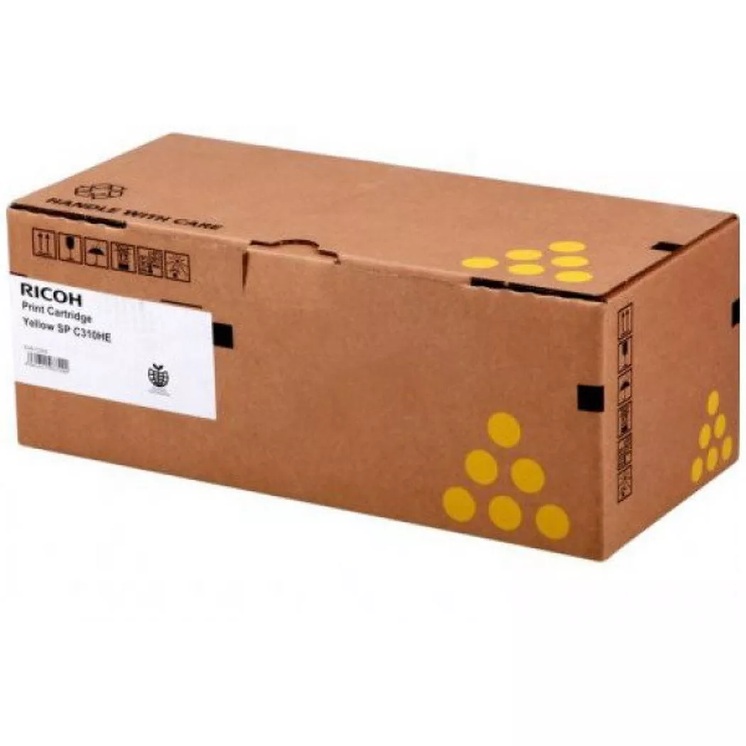 RICOH – Toner-Modul yellow 407635 SP C310HE 6600 Seiten, One Size
