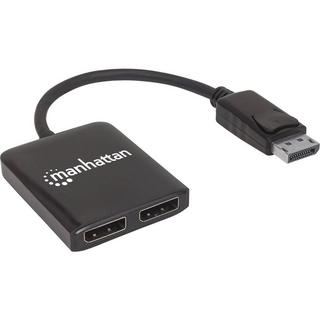 Manhattan  DisplayPort sur 2 ports répartiteur displayport hub usb avec MST 