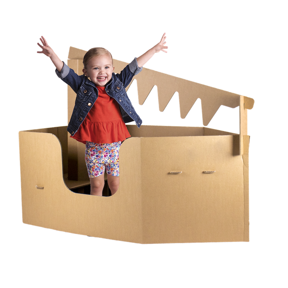 BINS AND BOXES  Boot aus Karton 