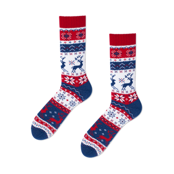 Warm Rudolph Socks - Many Mornings