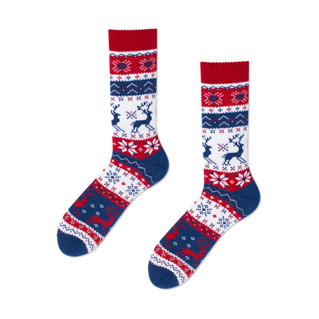 Many Mornings  Warm Rudolph Socks - Many Mornings 