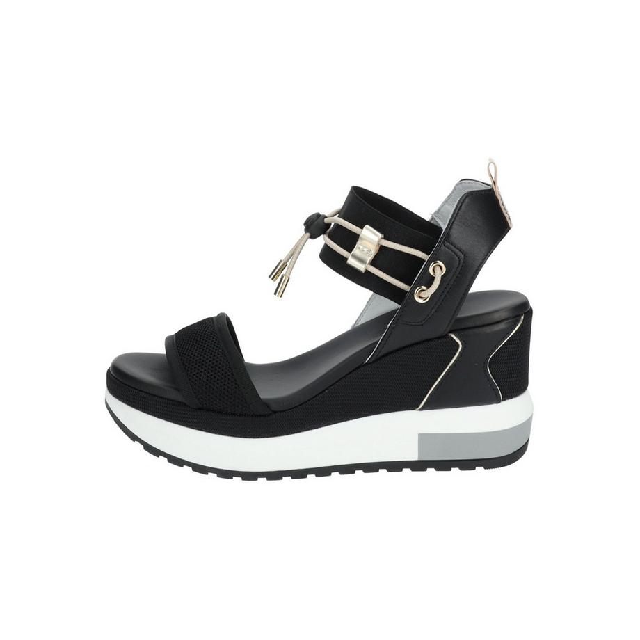 Nero Giardini E307753D Sandali con Zeppa Plateau  