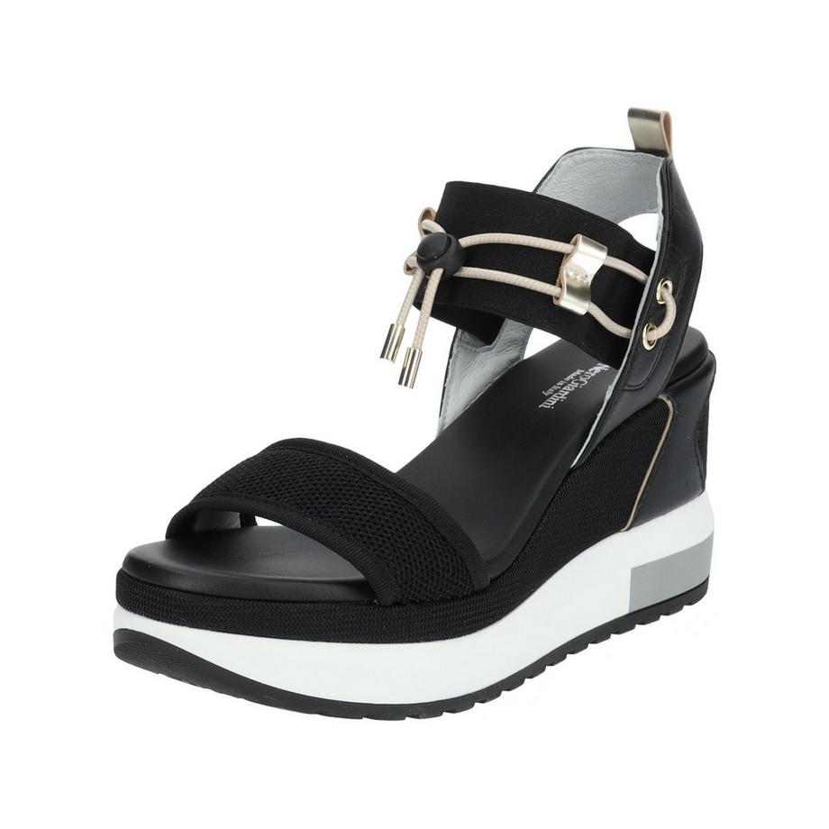 Nero Giardini E307753D Sandali con Zeppa Plateau  
