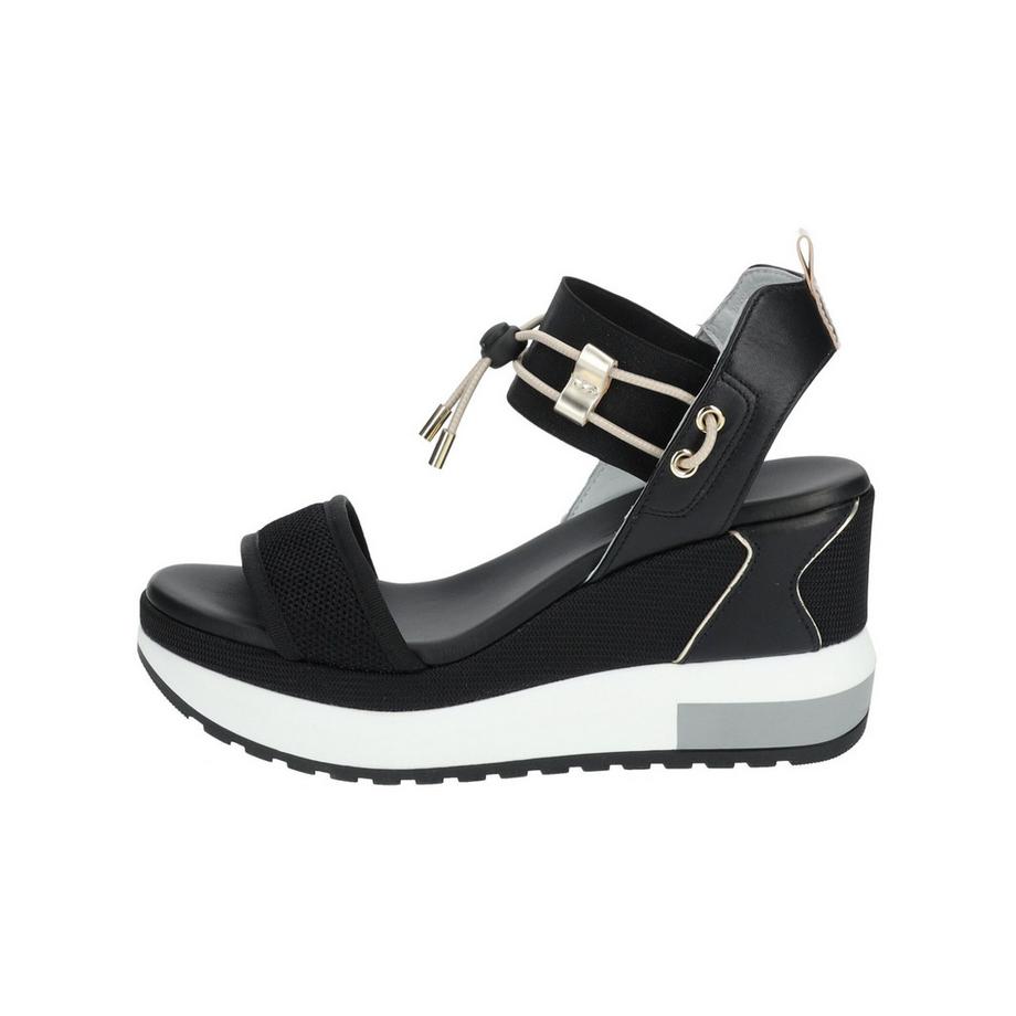 Nero Giardini E307753D Sandali con Zeppa Plateau  