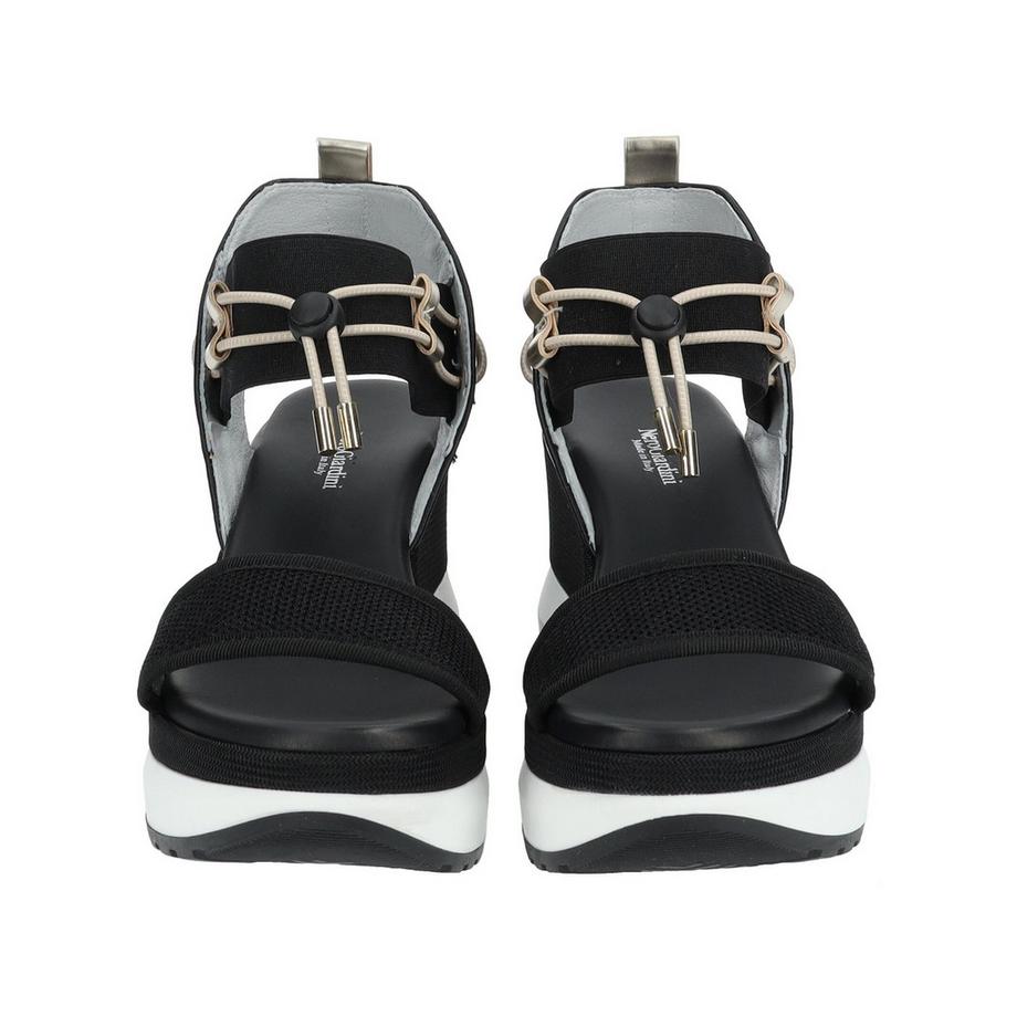 Nero Giardini E307753D Sandali con Zeppa Plateau  