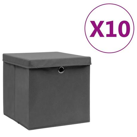 VidaXL Boîte de rangement tissu  