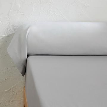 Taie de traversin unie en coton