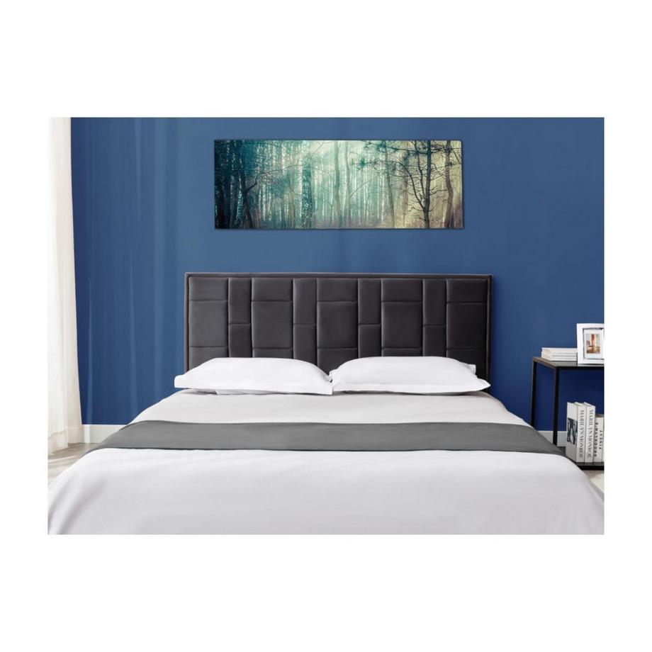 Vente-unique Testata Velluto Grigio scuro HERMINE  