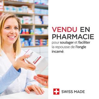 PODERM  Ongles Incarnés Traitement Emollient 2en1 - Swiss Made 