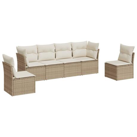 VidaXL Garten sofagarnitur poly-rattan  