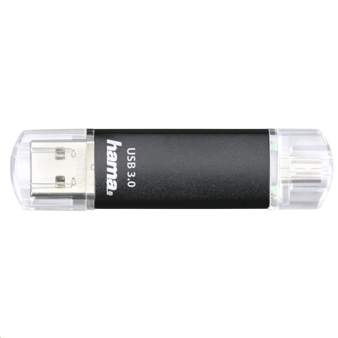 hama  Hama Laeta Twin unità flash USB 16 GB 3.2 Gen 1 (3.1 Gen 1) Nero 