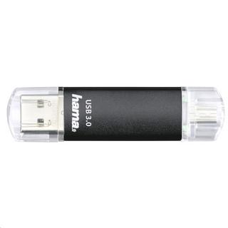 hama  USB-Stick Laeta Twin - 16 GB, USB 3.0, 40MBs, Schwarz 