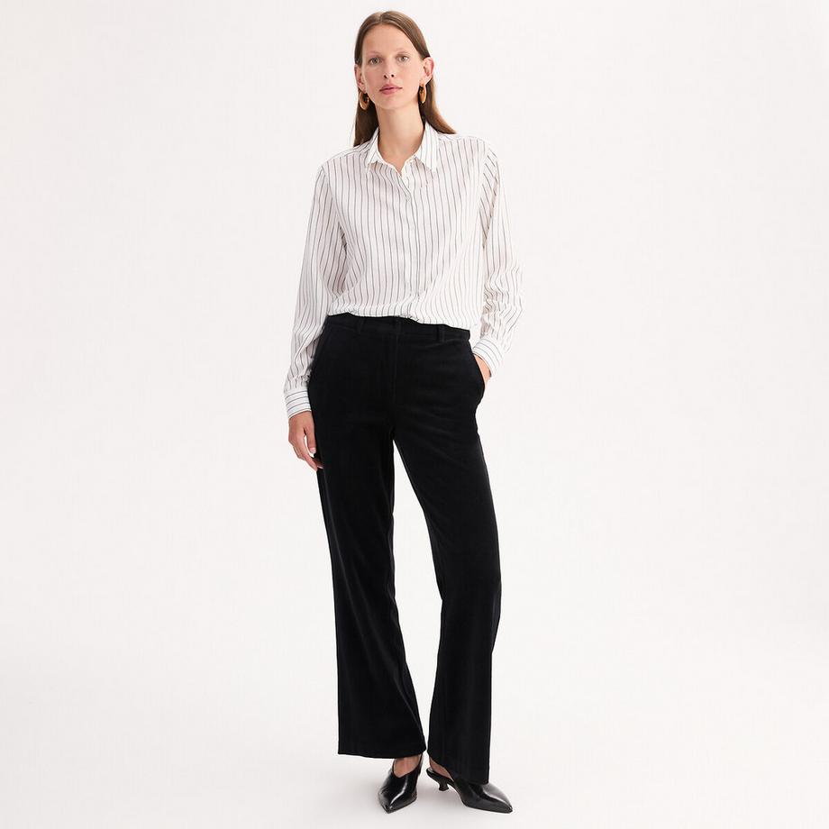 La Redoute Collections Chemise rayée manches longues  