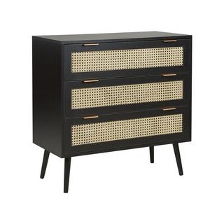 Beliani Cassettiera 3 cassetti en Fibra a media densità (MDF) Rustico OPOCO  