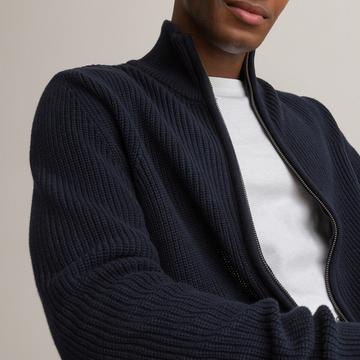 Reissverschluss-Cardigan