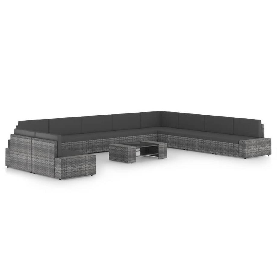 Garten-lounge-set poly-rattan