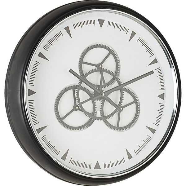 mutoni Horloge murale Engrenage blanche vers 50  