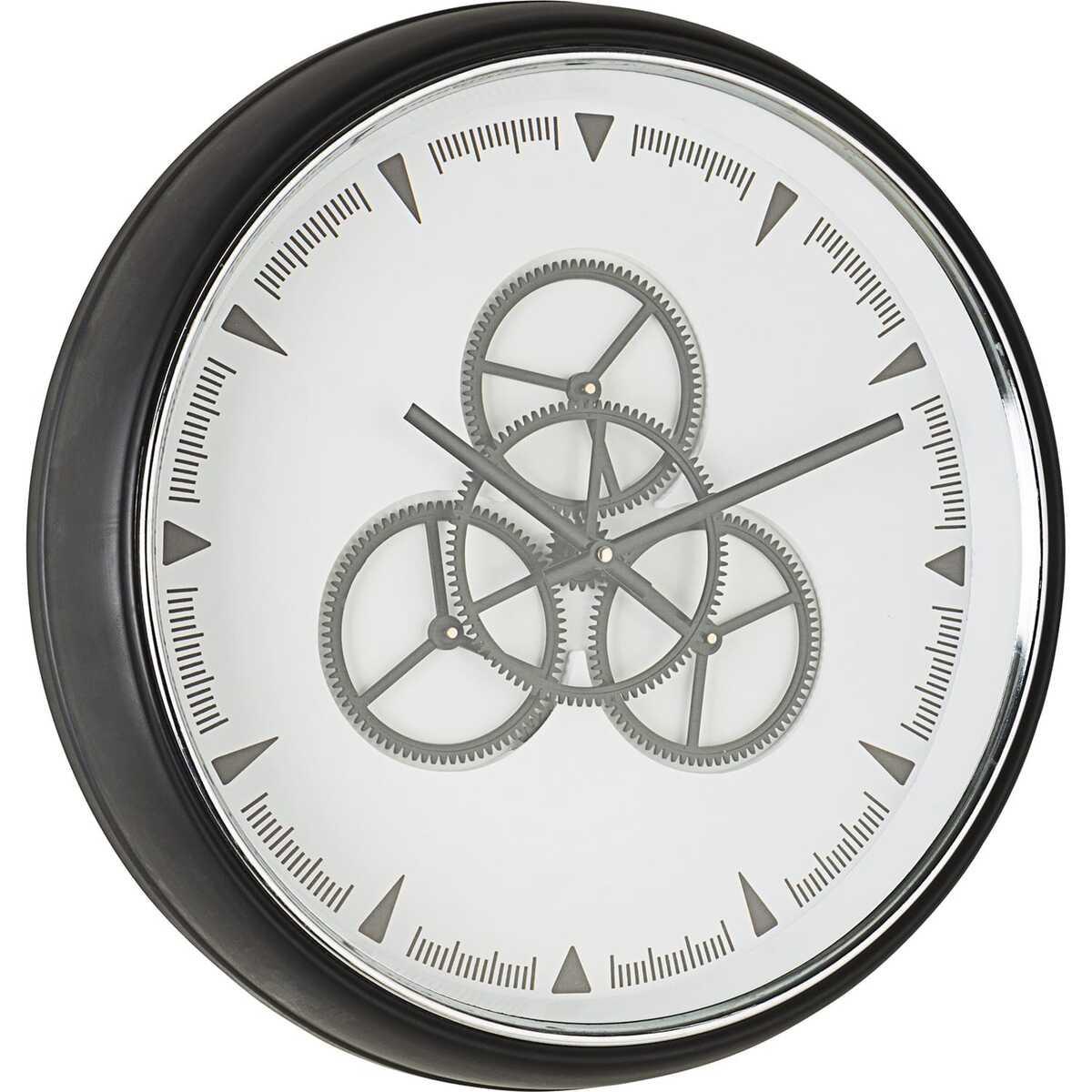 mutoni Horloge murale Engrenage blanc rond 50  