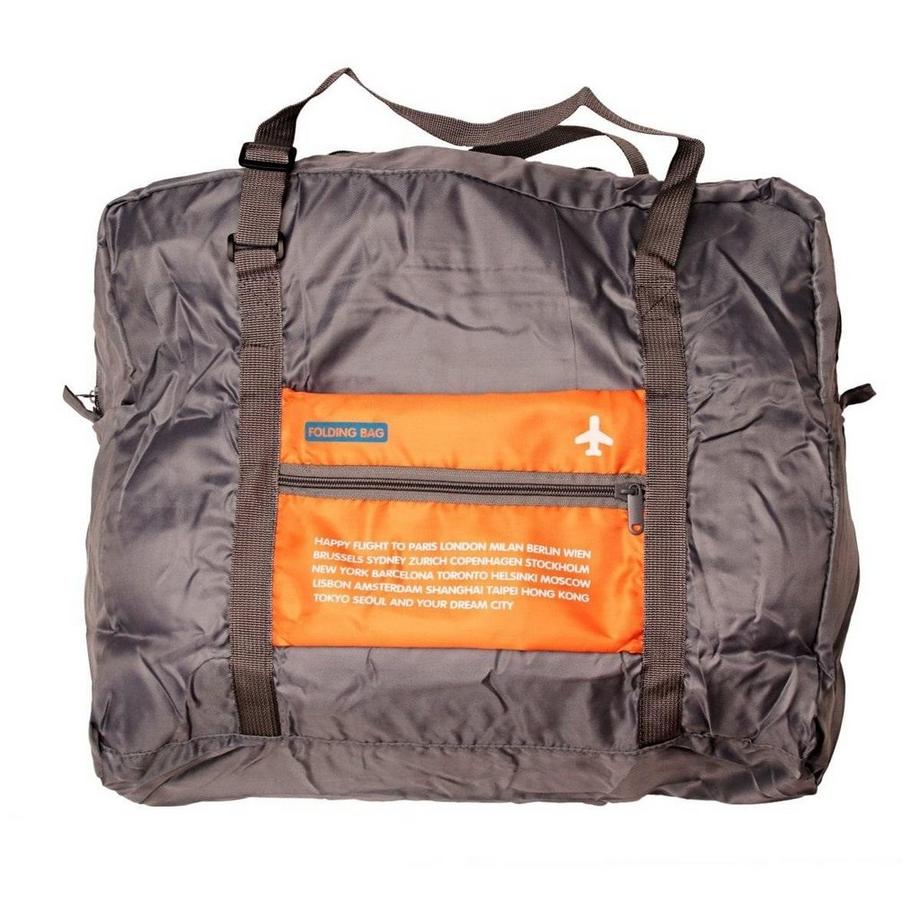 eStore  Faltbare Duffle Bag mit Aufbewahrungstasche - Orange 