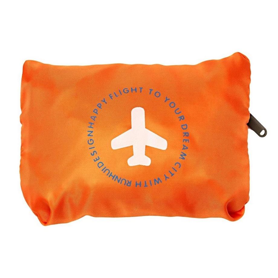 eStore  Faltbare Duffle Bag mit Aufbewahrungstasche - Orange 