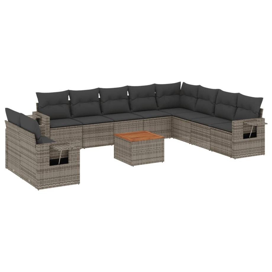set divano da giardino Polirattan