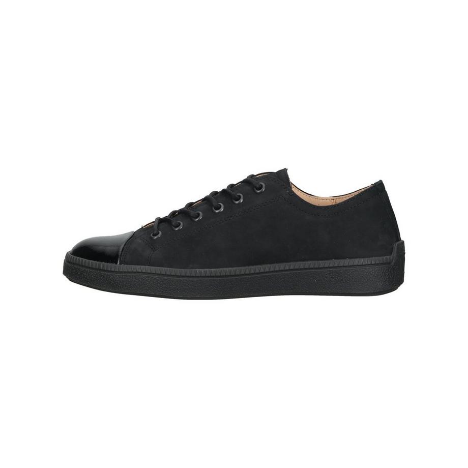 Think Sneaker mit Lackleder Zehenkappe  