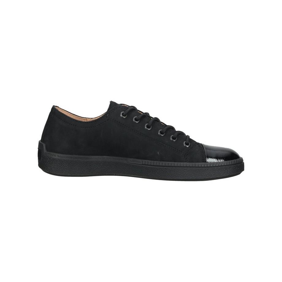 Think Sneaker mit Lackleder Zehenkappe  