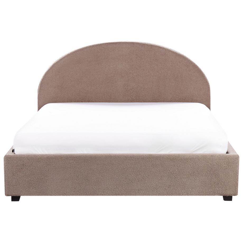 Beliani Letto contenitore en Bouclé  VAUCLUSE  