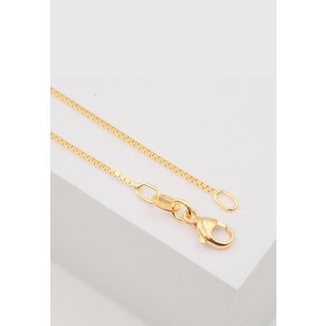 MUAU Schmuck  Collier Venezianer Gelbgold 750, 0.9mm, 42cm 