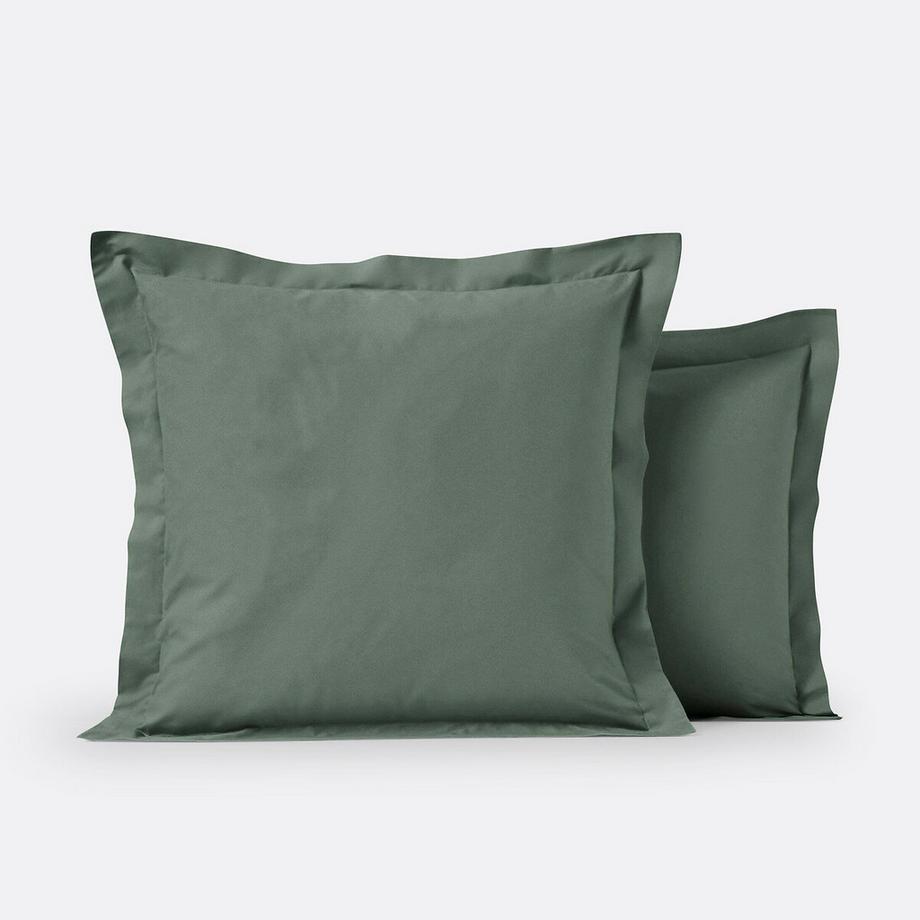 La Redoute Intérieurs Scenario Taie unie Coton Biologique à Volant Plat  