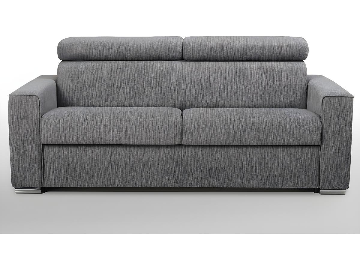 LINEA SOFA Schlafsofa 3Sitzer Stoff Liegefläche mit Lattenrost 1Matratzen VIZIR  