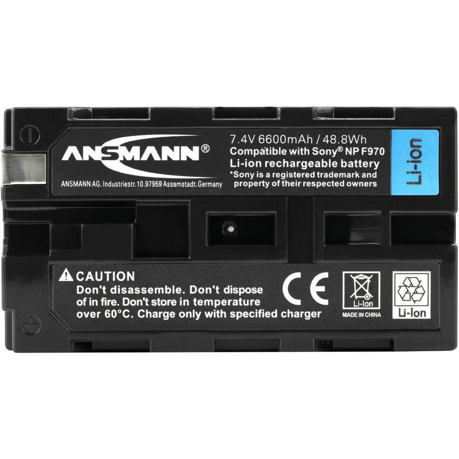 ANSMANN  Batteria ricaricabile fotocamera 