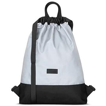 Sac de sport Noir Réfléchissant - No 7 - Sac à dos pour le sport et le festival - sac à dos petit avec poche intérieure - poche extérieure pour un accès rapide