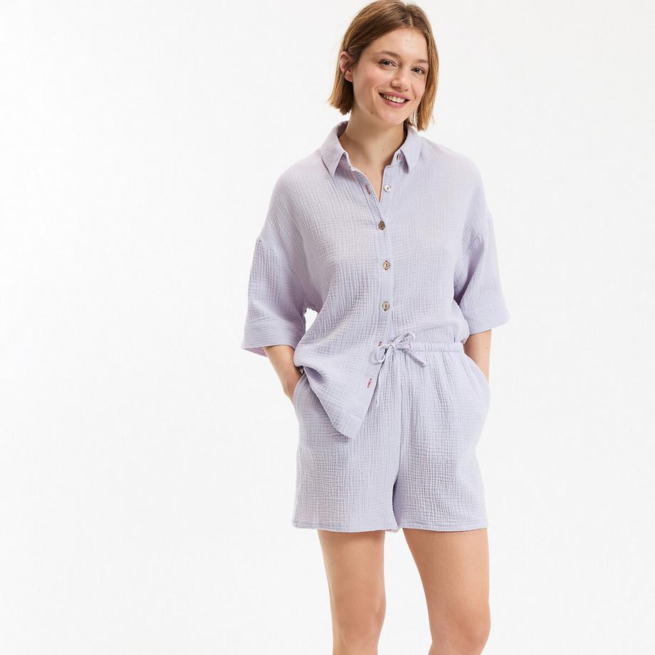 La Redoute Collections Pyjashort Gaze de Coton  
