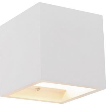Wandleuchte Christine Gips weiss 1xG9