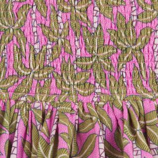 La Redoute Collections  Shorts-Rock mit gesmoktem Taillenbund aus Baumwoll-Gaze 