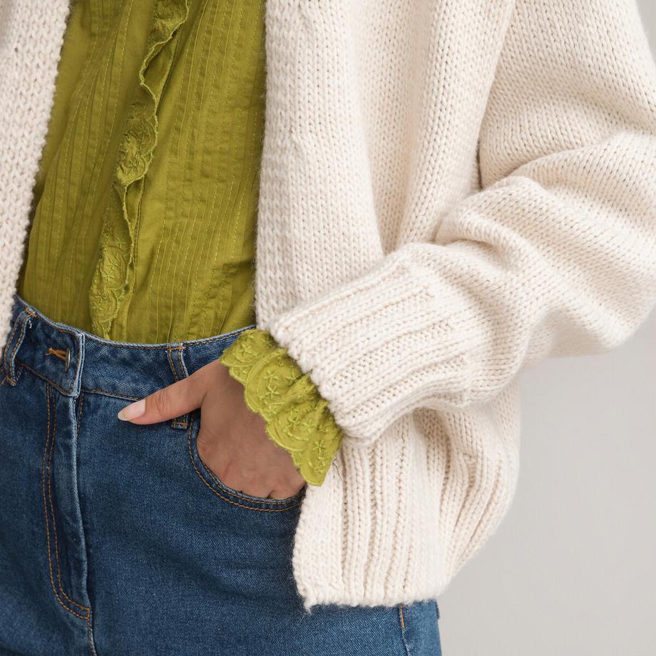 La Redoute Collections Cardigan in maglia grossa  