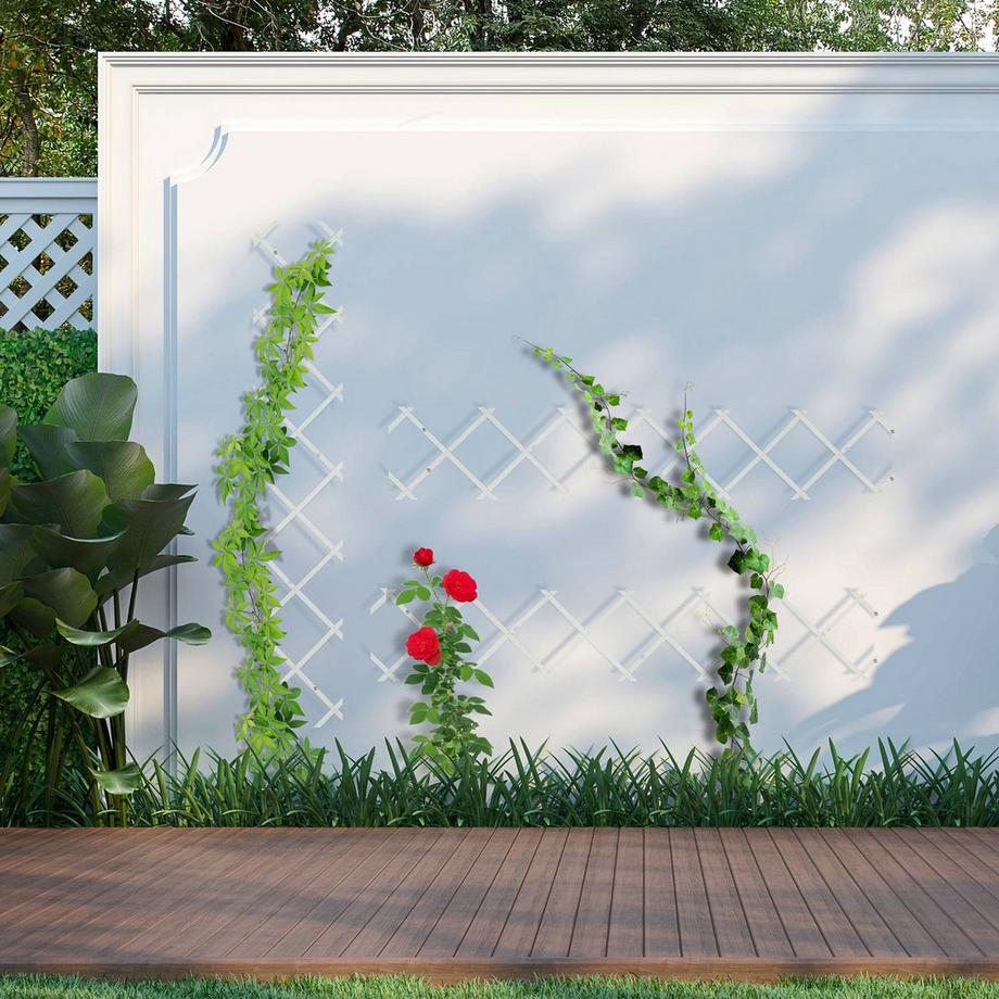 Northix Ausziehbares Pflanzenspalier-Set für die Wand  