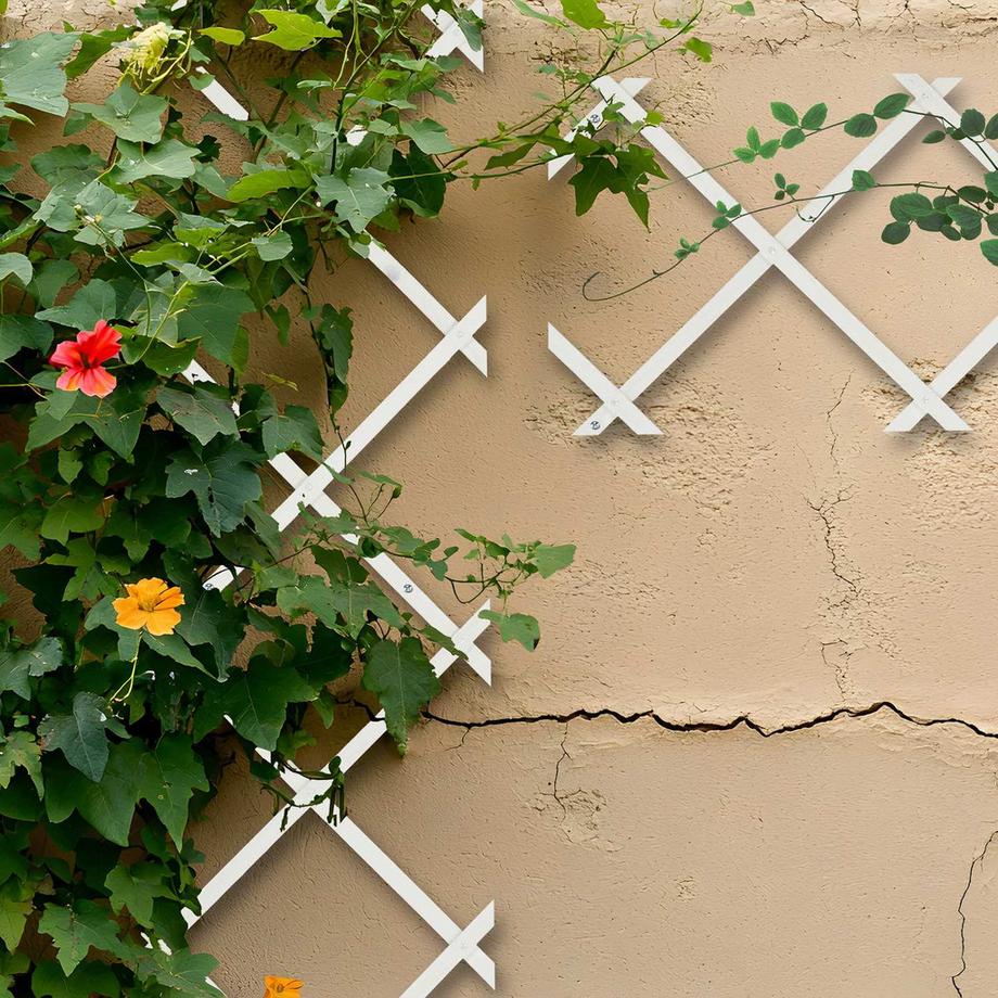 Northix Ausziehbares Pflanzenspalier-Set für die Wand  