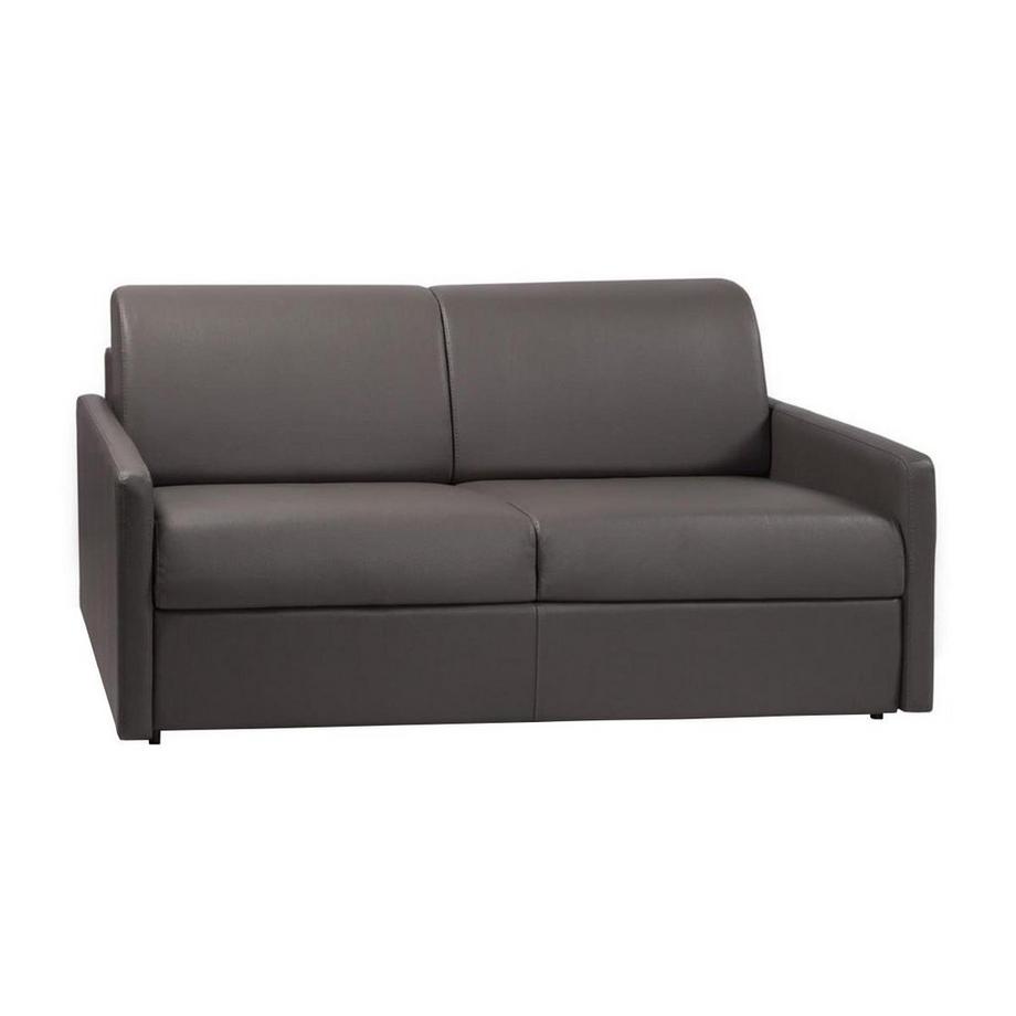 Vente-unique Schlafsofa 3Sitzer CALIFE Liegefläche 1 Matratzen  