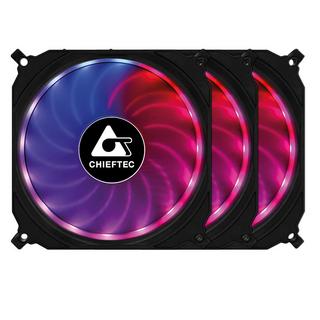 CHIEFTEC  CF-3012-RGB sistema di raffreddamento per computer Case per computer Ventilatore 12 cm Nero 