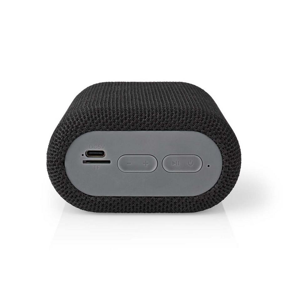 Nedis  Haut-parleurs Bluetooth® | La durée de vie maximale de la batterie: 7 heures | Conception de la main | 7 W | Mono | Microphone invité | Synchronisationable | Noir 