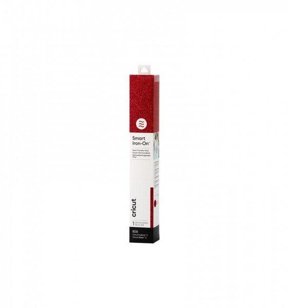Cricut Aufbügelfolie Smart Glitter (33 x 91 cm, 1 Stück, Rot)  