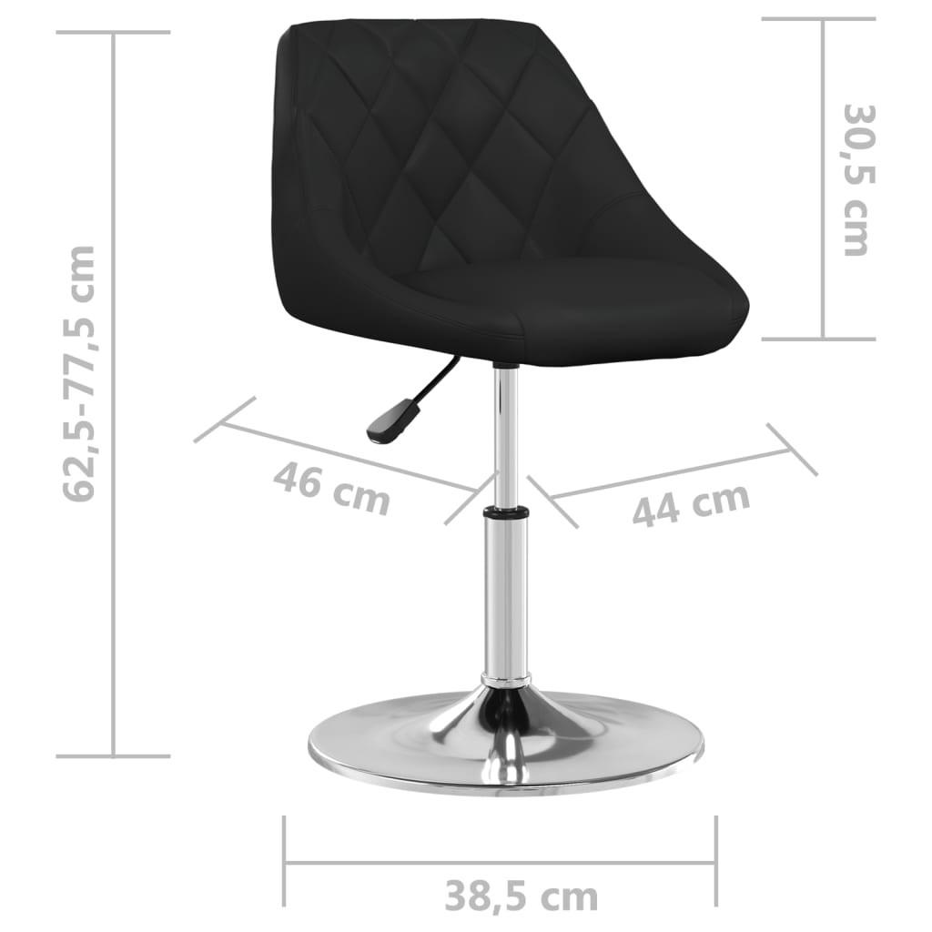 VidaXL Tabouret de bar cuir artificiel  