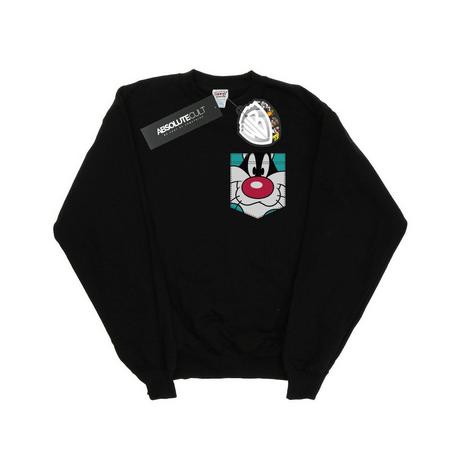 LOONEY TUNES  Sweat SYLVESTER FACE FAUX POCKET 
