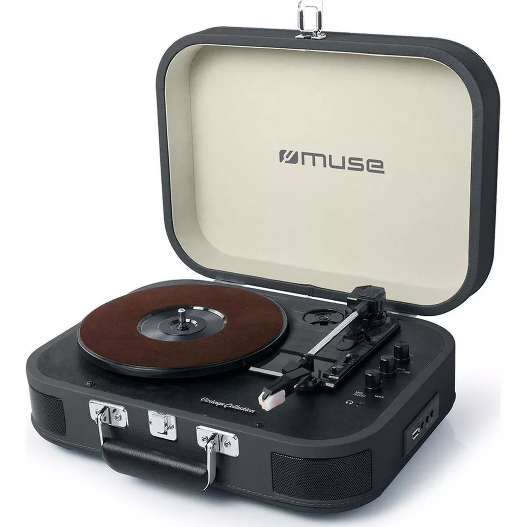 Platine vinyle Bluetooth Muse MT-201 DG Noir