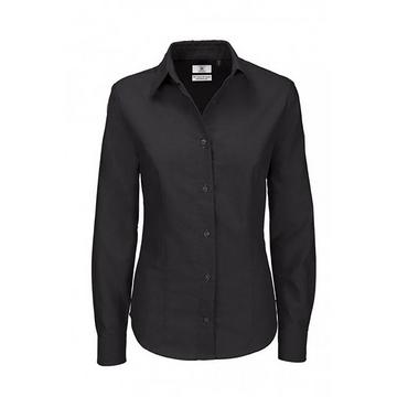 B&C Oxford Bluse Langarm